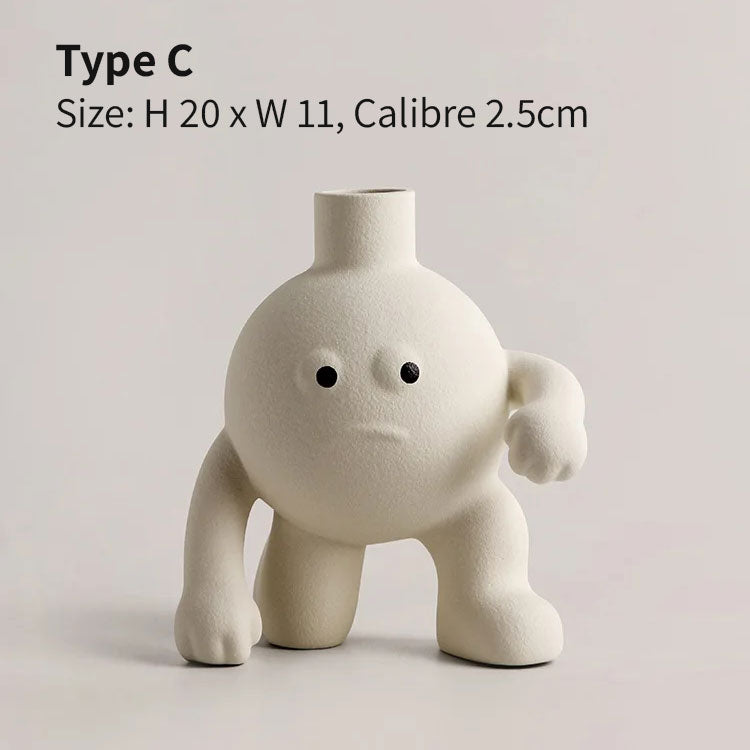 Character Ceramic Vase | Bowlift