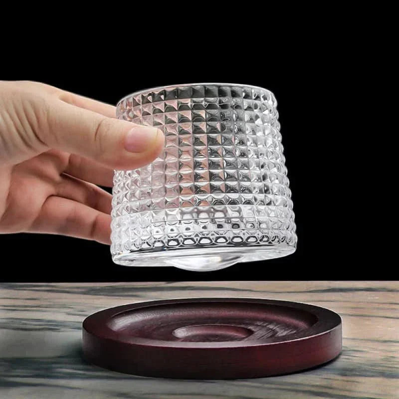 BowLift | Spinning Japanese Edo Whiskey Glass Set