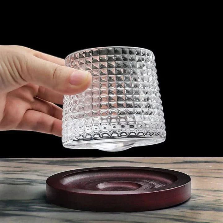 BowLift | Spinning Japanese Edo Whiskey Glass Set