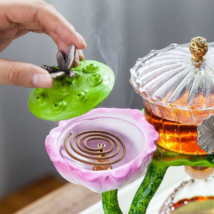 BowLift | Mystic Lotus Incense Teapot