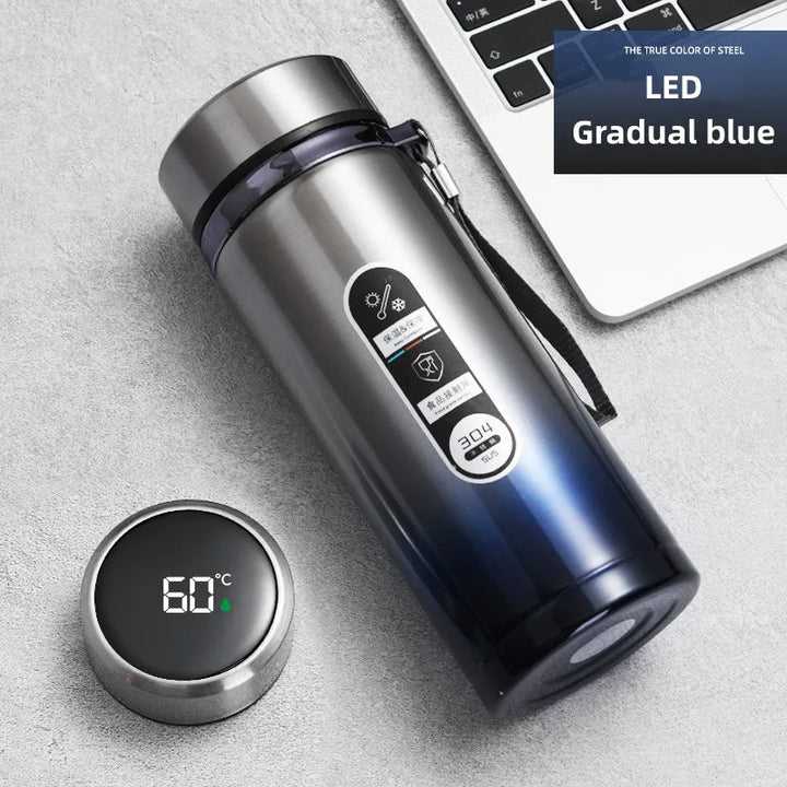 BowLift | TempraBottle – Smart Thermos Bottle with LED Temperature Display (800ml–1L)