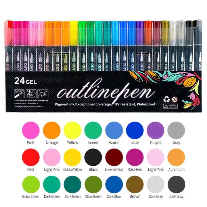 BowLift | SparkleMagic: Dual-Color Pens