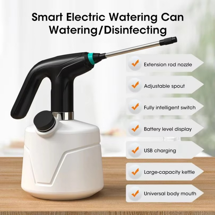 BowLift | Electric Plant Spray – Rechargeable 67.6 oz Sprayer for Effortless Plant Care Indoors & Outdoors
