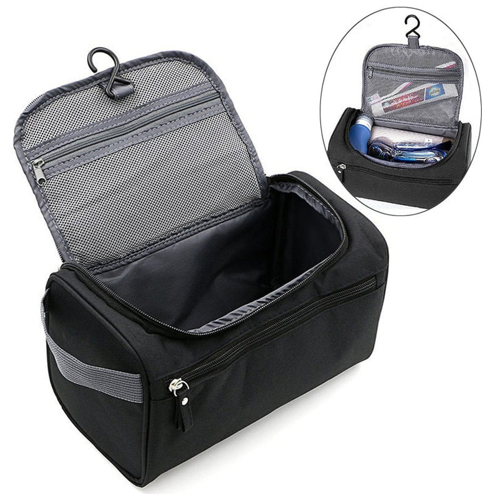 Practical Toiletry Bag with Hook Bowlift