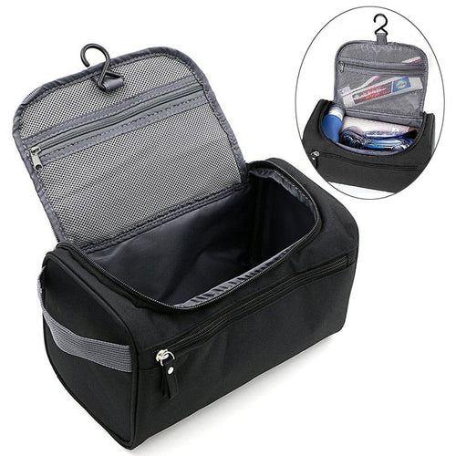 Practical Toiletry Bag with Hook Bowlift