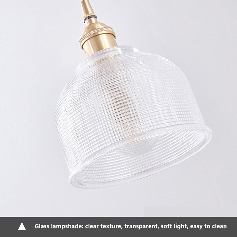 BowLift | Nordic Brilliance Transparent Glass Pendant Lamp