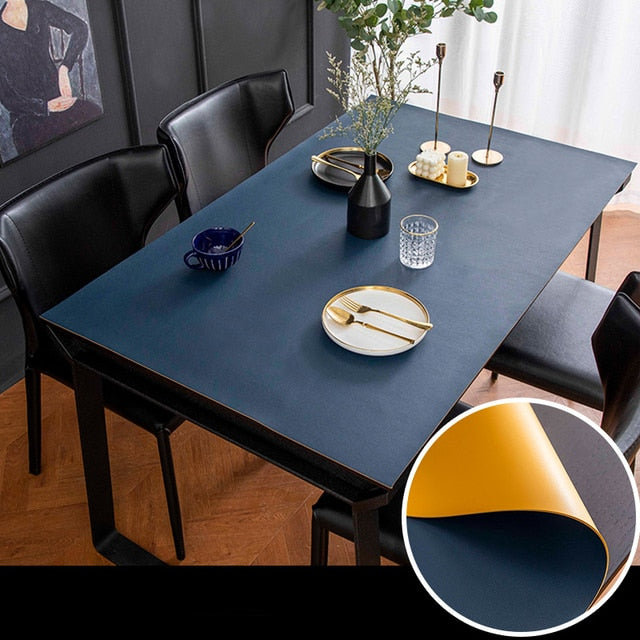 BowLift | Nordic Minimalist Leather Waterproof Table Protector Mat
