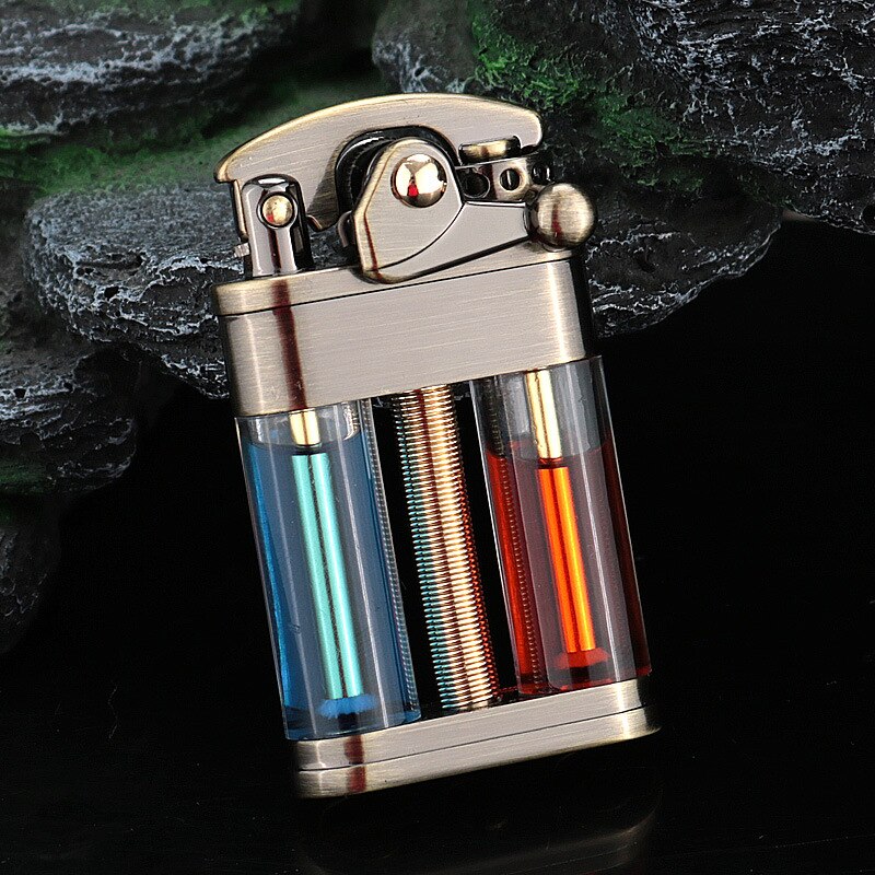 Elegant Retro Slim Metal Lighter | Bowlift