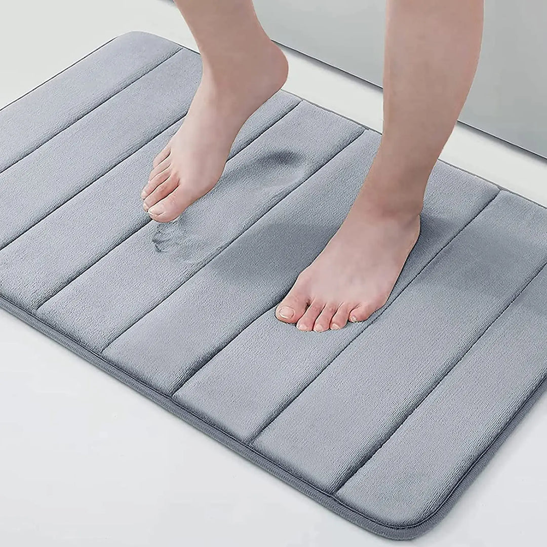 LuxSoft Memory Foam Bath Mat | Bowlift