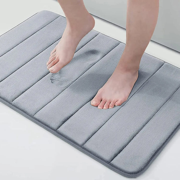 LuxSoft Memory Foam Bath Mat | Bowlift