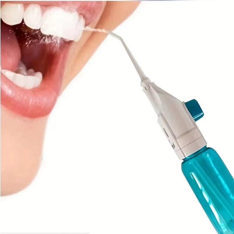 BowLift | Portable High Pressure Manual Water Flosser for Teeth Cleaning