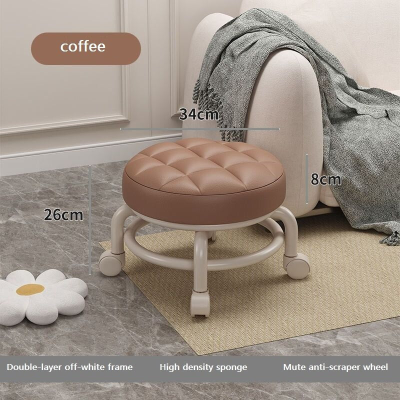 RollEase Mini Rolling Elegant Low Stool | Bowlift