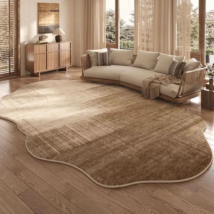 BowLift | Irregular Plush Washable Rug for Bedroom and Living Room
