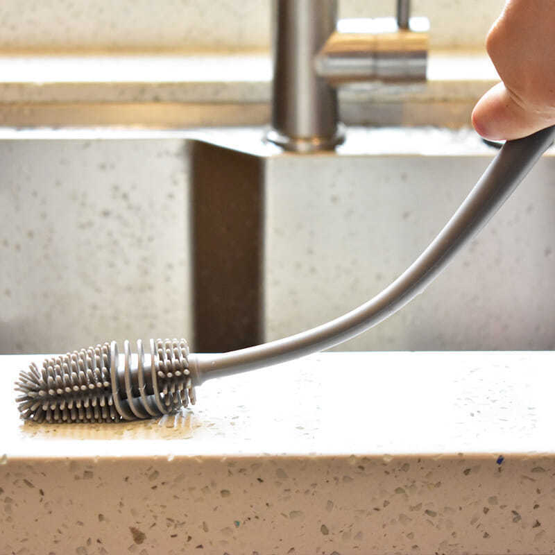 BrushMaster – Silicone Dish Brush for Bottles and Glasses Bowlift