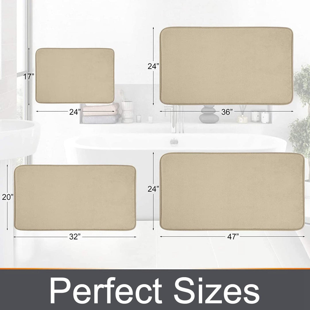 BowLift | Quick Absorbent Anti Slip Memory Foam Bath Mat