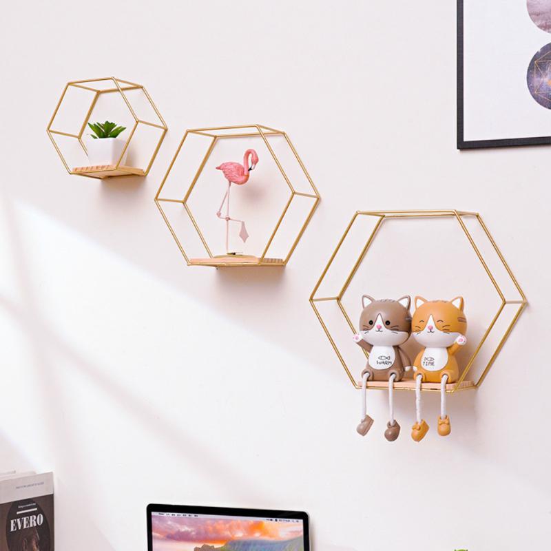 HexaShelf - Stylish Hexagonal Wall Decoration for Your Items Bowlift