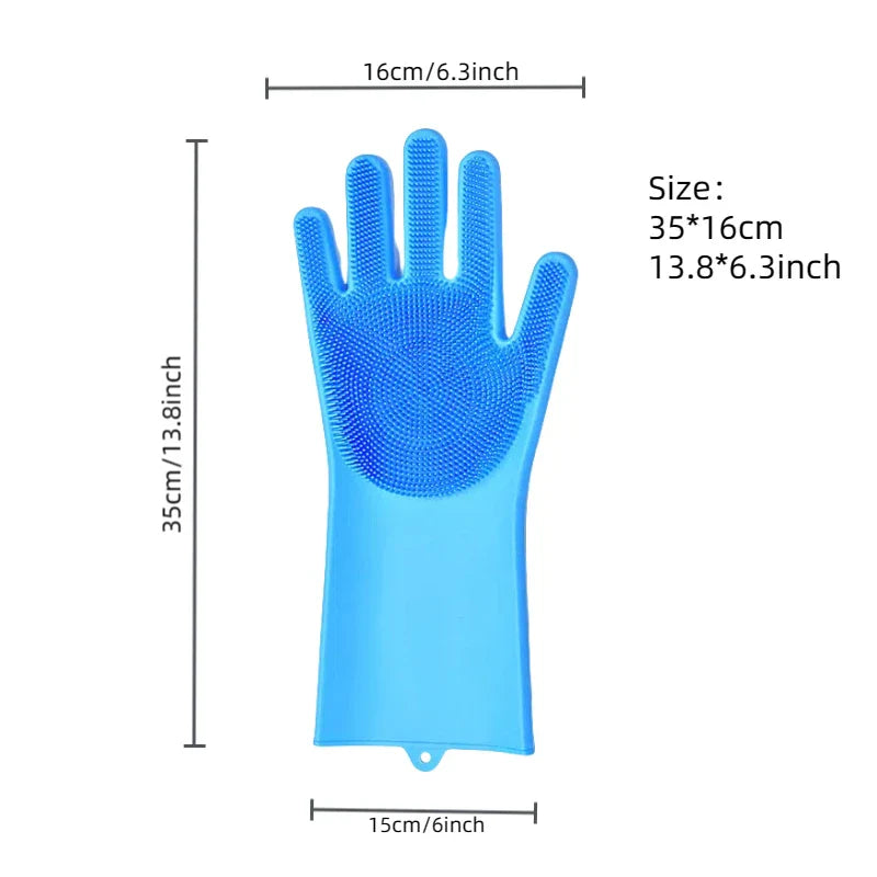 BowLift | FELISPA SoftTouch Silicone Bath Glove for Cats | Soft Coat Care & Massage | Shampoo Brush for Pets | 35×16 cm