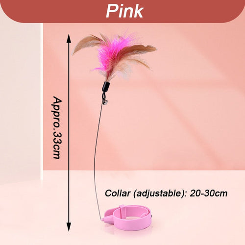 BowLift | Fluffy Feather Interactive Cat Collar Toy