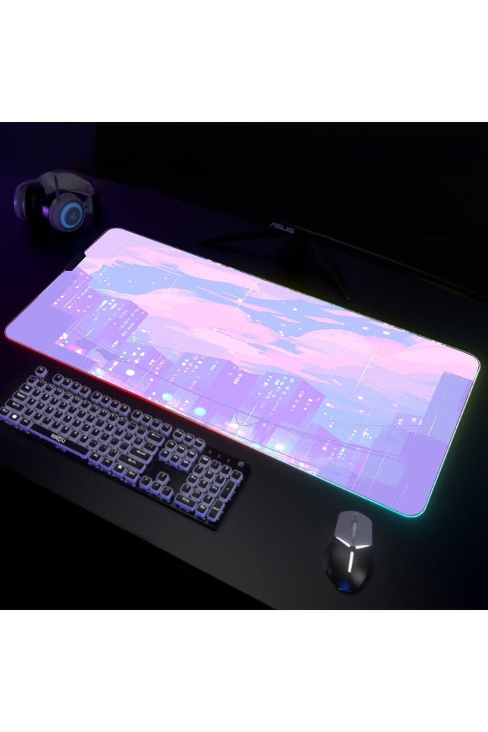 LED Gaming Mouse Pad | Bowlift