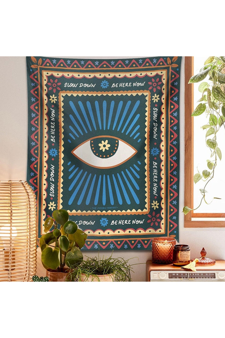 Psychedelic Eye Wall Tapestry | Bowlift