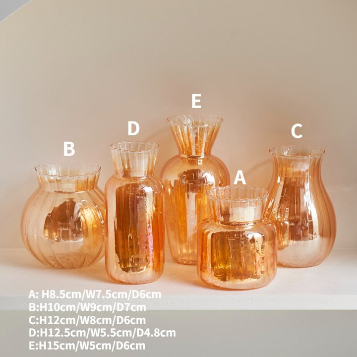 Gold Coat Glass Vase | Bowlift
