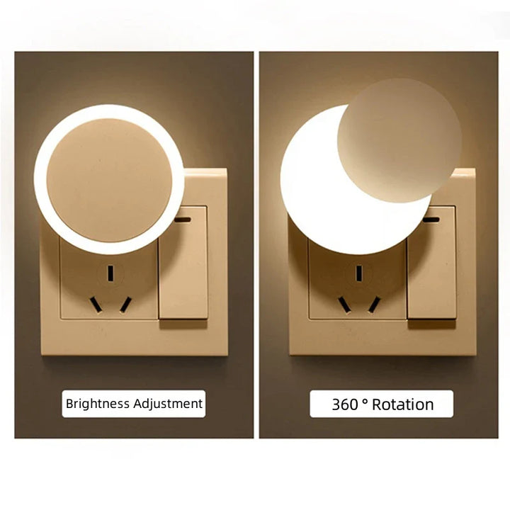 BowLift | Nuvilux LED night light with twilight sensor | plug light EU/US | 0.3W | For children's room, hallway, bathroom & bedroom