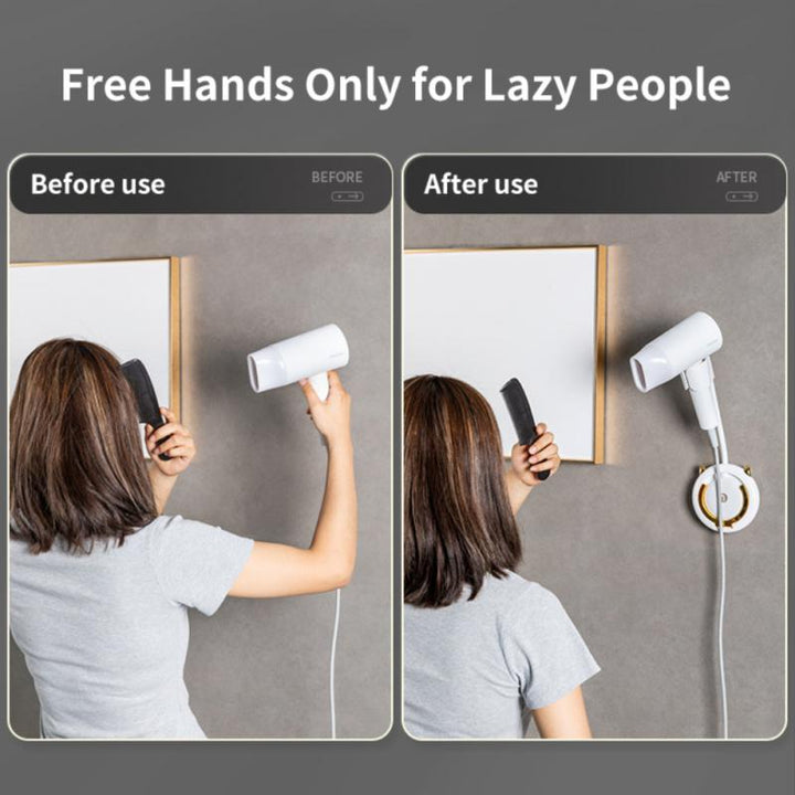BowLift | Mounted Universal Self-Adhesive Hair Dryer Holder