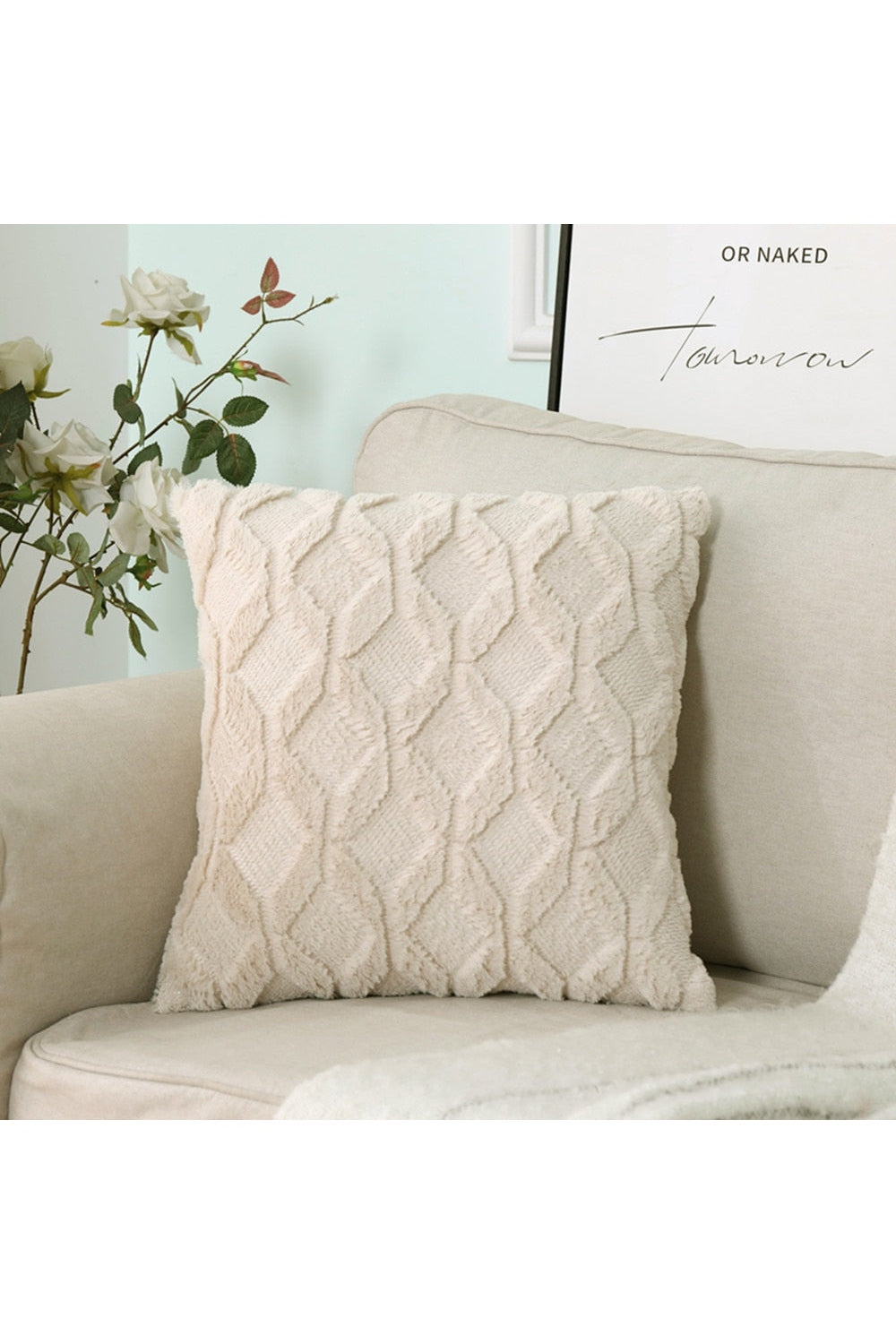 Rattan Plush Pillowcase | Bowlift