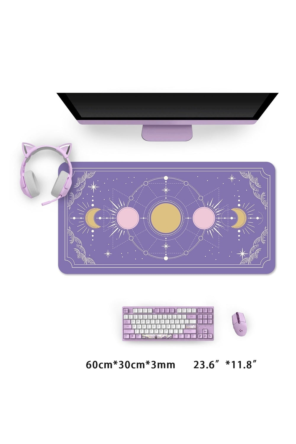 Moon Phases Desk Mat | Bowlift