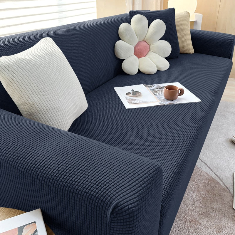BowLift | Textured Stretch Sofa Cover | Non-Slip, Machine Washable & Protective for 1-Seater, 2-Seater, and 3-Seater Sofas