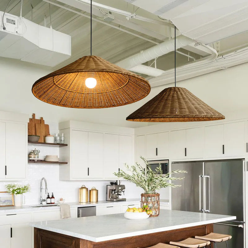 BowLift | Scandinavian LED Pendant Lamp Made of Bamboo