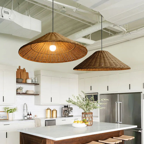 BowLift | Scandinavian LED Pendant Lamp Made of Bamboo
