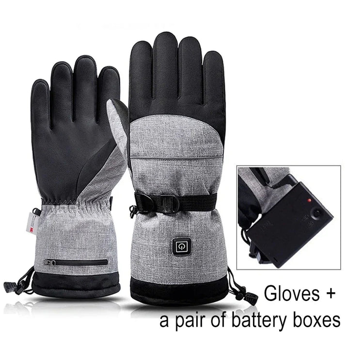 BowLift | Heated Gloves ThermoRide | Waterproof & Windproof | Electric Winter Gloves for Motorcycle, Bicycle & Outdoor | Long-lasting Warmth