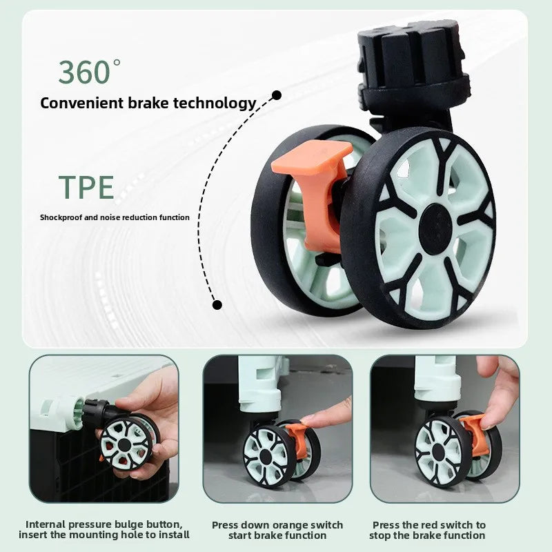 BowLift | Folding Shopping Trolley with Silent Wheels – EasyCart