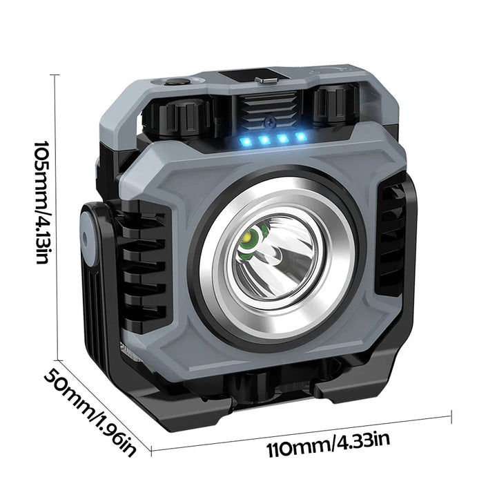 BowLift | TektorBeam Work Light LED 1500 Lumens | Rechargeable & Magnetic | Steplessly Dimmable | IP66 Waterproof