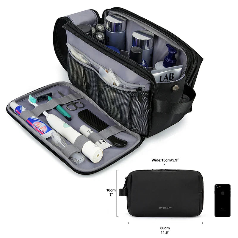 BowLift | Kosmetixo Waterproof Cosmetic Bag for Women & Men | Lightweight Toiletry Bag in S/M/L | Travel Accessories for Toiletries & Make-up | Unisex Travel Organizer