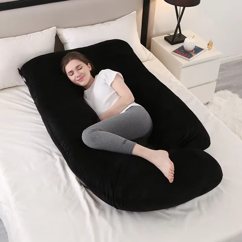 BowLift | J-Shaped Maternity Support Pillow for Side Sleeping and Breastfeeding