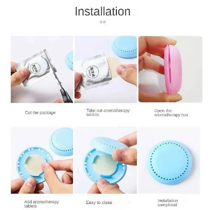 BowLift | Brisaria Fragrance Bowl | Solid Air Freshener | Aromatherapy Shell Shape | For Bathroom, Car & Closet