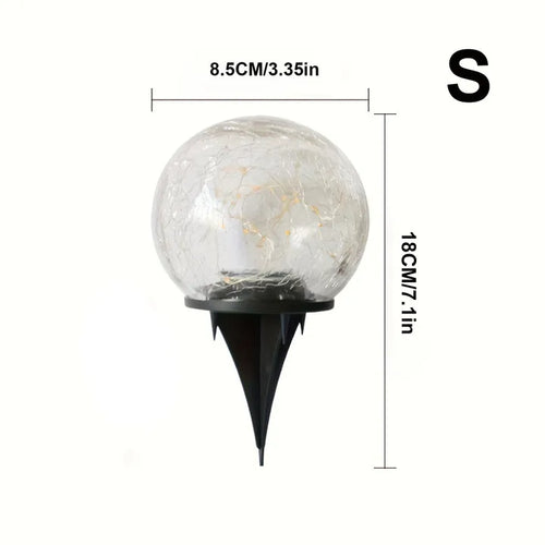 BowLift | Solar-Powered Glass Ball Magical Garden Light