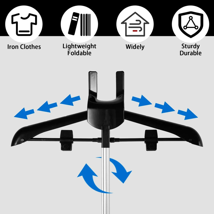 Adjustable Telescopic Garment Steamer Stand – Foldable & Portable | Bowlift