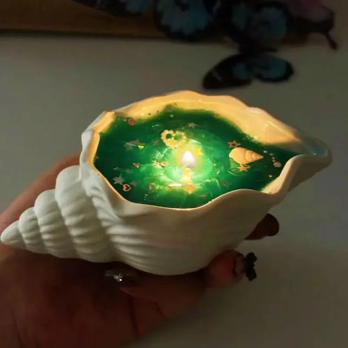 Handmade Sea Shell Starfish Aromatherapy Candle | Bowlift