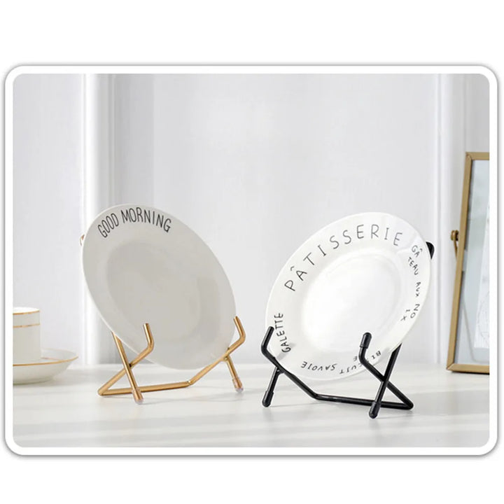 BowLift | Iron Art Multi-Use Display Stand: Versatile magazine, dish, picture, and photo album stand for home decor