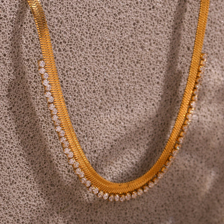 BowLift | Herringbone Diamond Dazzle Necklace