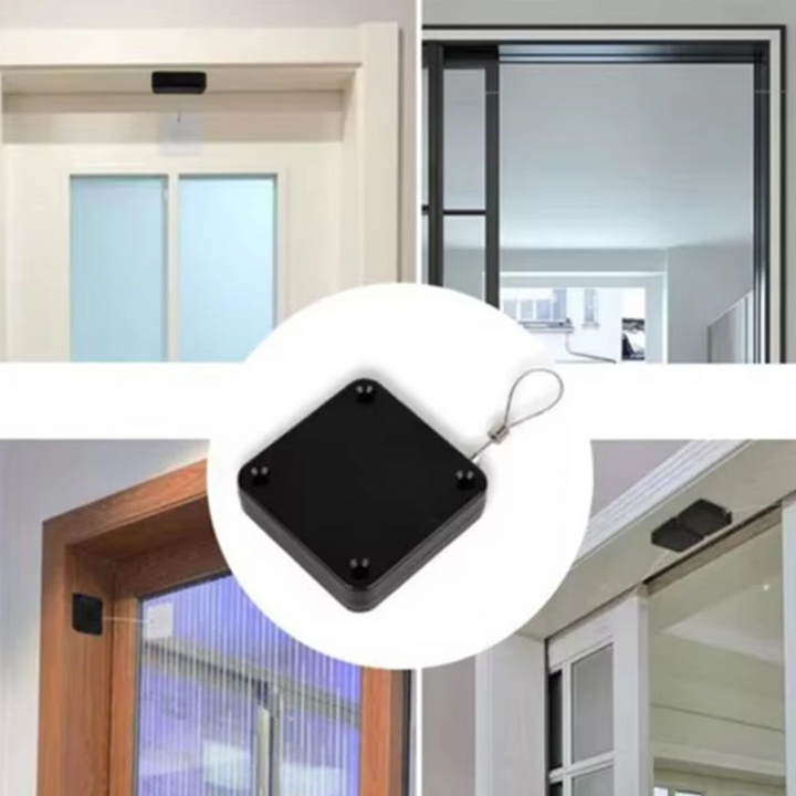 BowLift | Automatic Punch-Free Door Closer with 1lb Force for Wooden and Sliding Doors