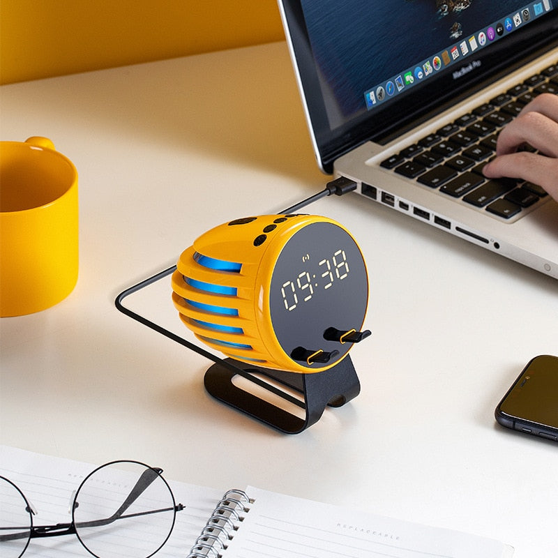 BowLift | Elegance Symphony Wooden Bluetooth Speaker Clock