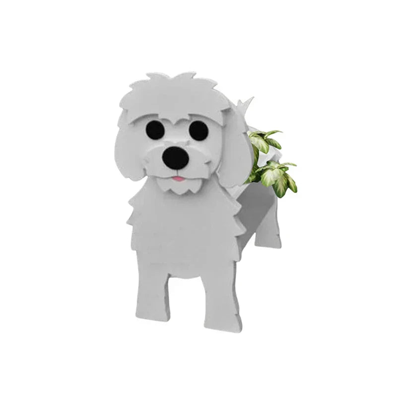 BowLift | Flower Pot - Pawsome - Dog Plant Container - Various Breeds