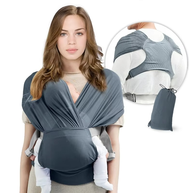 BowLift | Breathable Lightweight Hands Free Baby Sling Wrap Carrier for Newborns and Infants