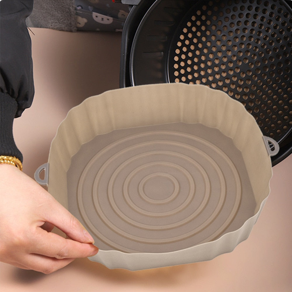 SiliconFry Tray – Reusable Airfryer Mold for Dishwasher Bowlift