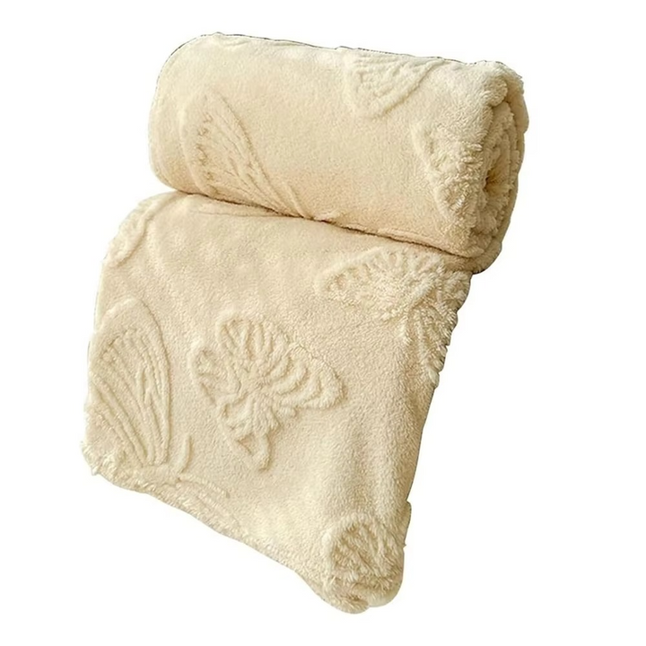 Double Sided Cooling Blanket with Breathable Cold Effect and 3D Butterfly Jacquard Design | Bowlift