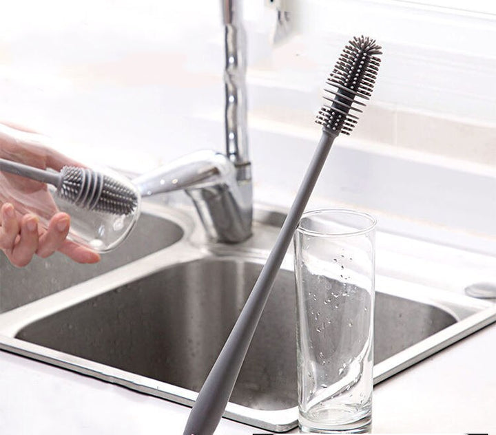 BrushMaster – Silicone Dish Brush for Bottles and Glasses Bowlift